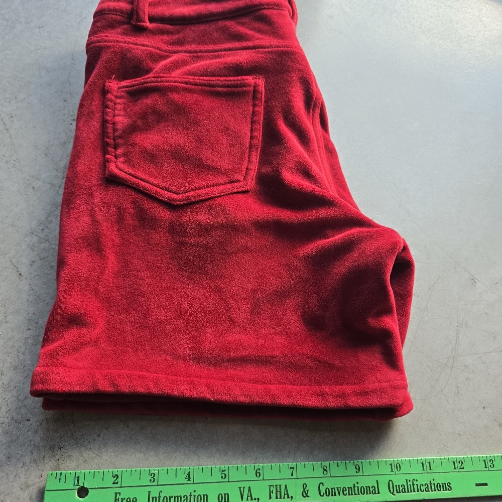 Men's Red Velvet Shorts